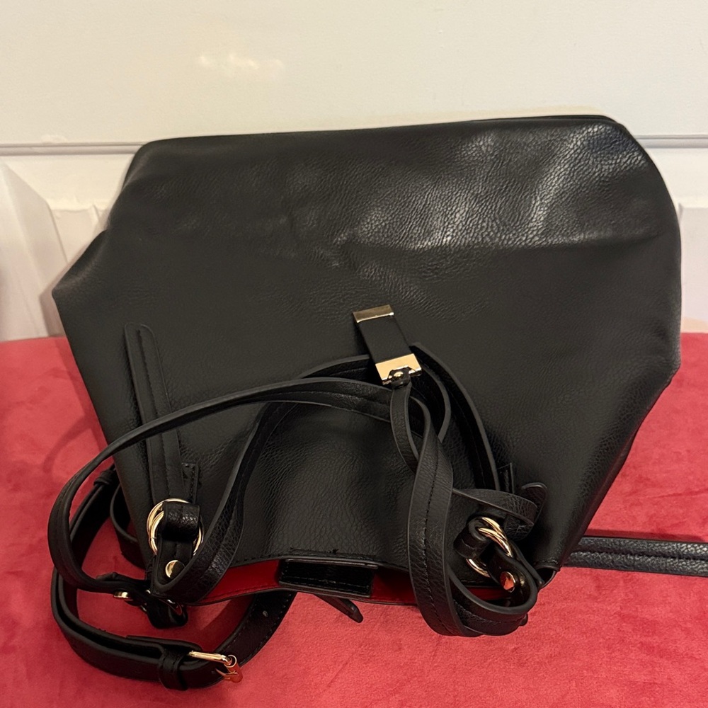 Black Leather Tote Bag - Picture 14 of 14
